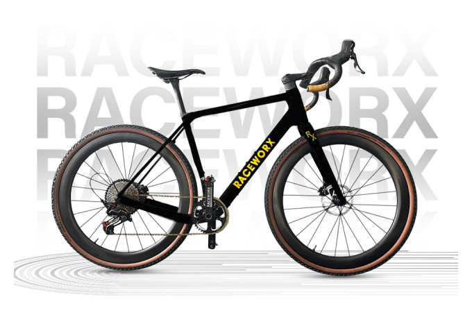 GRAVEL BIKE Ultra Light Intergrated stem (Mechanicle Groupset) Aluminium Wheelset